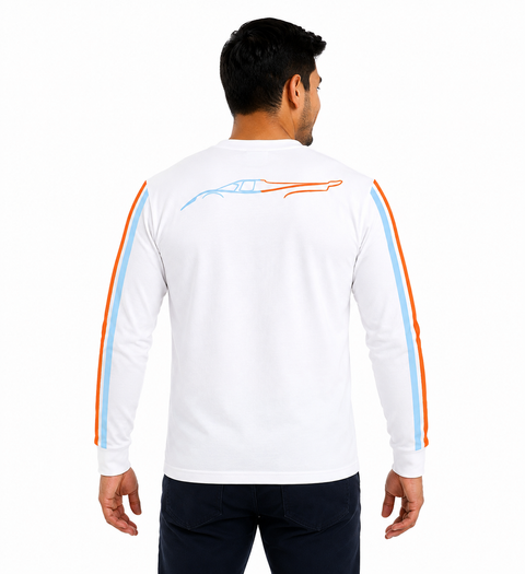 Playera Gulf Racing Manga Larga
