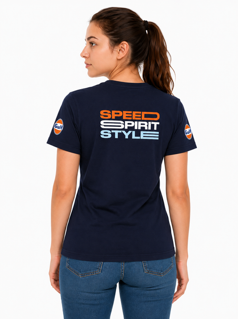 Playera Gulf Racing Manga Corta